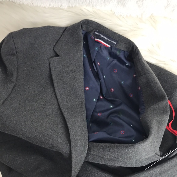 Tommy Hilfiger Mens Suit Seperate Gray Size 40R Modern Fit Sport Coat $295 - Picture 16 of 16